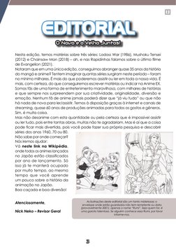 Nesta edição, temos matérias sobre três séries: Lodoss War (1986), Mushoku Tensei 
(2012) e Chainsaw Man (2018) – ah, e nas R