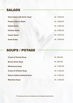 A La Carte Menu Overview | PDF | French Fries | Salad