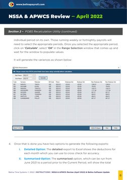 Belina Zw-Nssa & Apwcs (Wcif) Changes 2022 | PDF | Salary | System Software