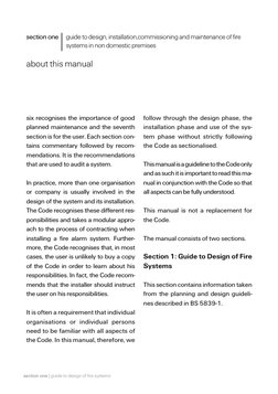 section one      guide to design, installation,commissioning and maintenance of fire 
	
systems in non domestic premises
abou