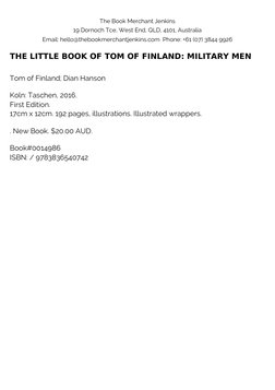 The Little Book of Tom: Military Men | PDF | Mystery, Thriller