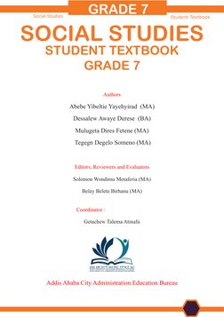 Unit One
Physical Characteristics of the Earth
GRADE 7  
GRADE 7  
3
Student Textbook
Social Studies 
SOCIAL STUDIES
STUDENT