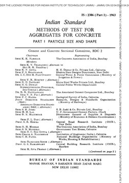 IS2386-Part1-1963 (Reaffirmed2021) - AGGREGATES FOR CONCRETE-FLAKINESS ...
