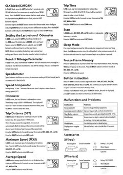Cycle Speedometer User Guide | PDF