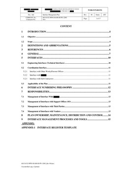 Interface Management Plan Overview | PDF | Engineering