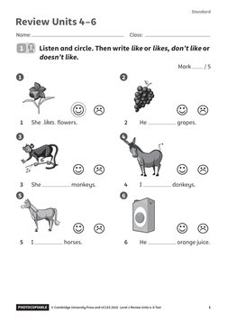Power Up 1 Unit Tests Overview | PDF