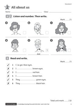 Power Up 1 Unit Tests Overview | PDF