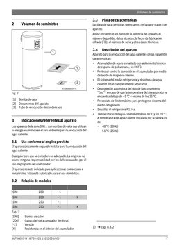 7
SUPRAECO W - 6 720 821 152 (2020/05)
Volumen de suministro
2
Volumen de suministro
Fig. 1
[1]
Bomba de calor
[2]
Documentos