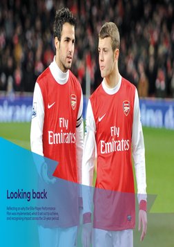 3
Reflecting on why the Elite Player Performance
Plan was implemented, what it set out to achieve,
and recognising impact a