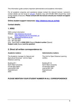 NWU BSc Information Technology Guide 2023 | PDF | Computer Programming ...