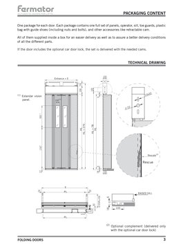 Fermator Folding Door Manual | PDF | Door | Equipment