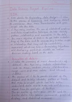 Data Science Handwritten Notes | PDF