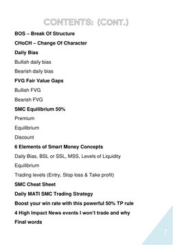 Complete Smart Money Concepts Guide Mati Trader | PDF | Market ...