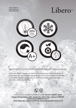- 3 -
LSBS-560NFIW
Antes de utilizar y poner en marcha el equipo que haya adquirido, le 
sugerimos que lea cuidadosamente est