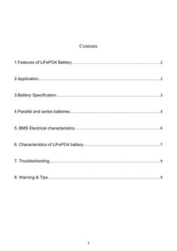 12V 100Ah LiFePO4 Battery Manual | PDF | Battery Charger | Electrical ...