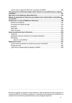¿Cómo  crear  un  deep  link  dentro  de  un  proyecto  de  DRIM? .........................................  186 
 Tips para