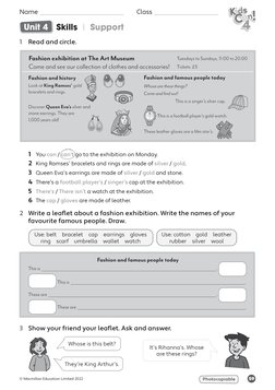 Kids Can 4 Unit 4 Vocabulary Activities | PDF