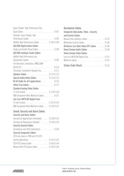 Super Flexible  High Performance Star 
Quad Cables . . . . . . . . . . . . . . . . . . . . . . . . . . . . . . .9.101
Flexnak