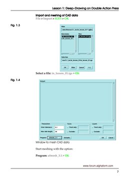 Lesson 1: Deep–Drawing on Double Action Press
Lesson 1: Deep–Drawing on Double Action Press
Lesson 1: Deep–Drawing on Double
