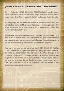 ¿Qué es el Yu-Gi-Oh! JUEGO DE CARTAS COLECCIONABLES?
 
Con el Yu-Gi-Oh! JUEGO DE CARTAS COLECCIONABLES puedes tomar 
parte en