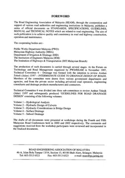 Road Drainage Design Guidelines Malaysia | PDF