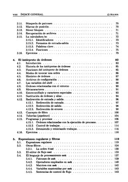vni
Í ND ICE GENERAL
© RA-MA
3.11.
Búsqueda de patrones .
. . . . . . .
70
3.12.
M arcas de posición.
. . . . . . . , .
70
3