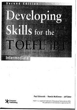 Developing Skills For TOEFL iBT Second Edition Intermediate | PDF