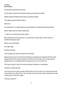 Trad: Barusu 
Re:zeroTanslations 
 
8 
 
La Loli parece severamente nerviosa. 
Por otro lado, el ikemen inusualmente expresa