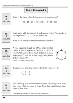 Maths Olympiad Contest Problems Vol 2 | PDF | Rectangle | Teaching ...