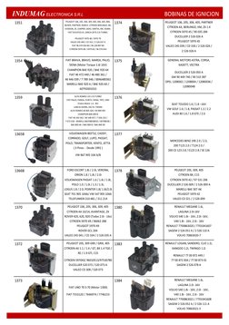 INDUMAG ELECTRONICA S.R.L                                                            BOBINAS DE IGNICION 
 
 
1351 
PEUGEO
