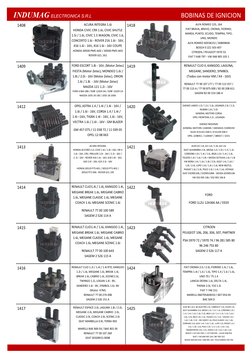 INDUMAG ELECTRONICA S.R.L                                                            BOBINAS DE IGNICION 
 
 
1408 
ACURA