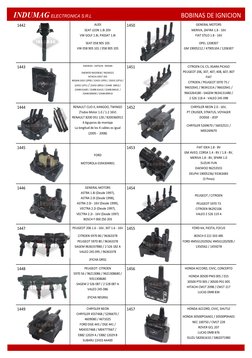 INDUMAG ELECTRONICA S.R.L                                                            BOBINAS DE IGNICION 
 
 
1442 
AUDI