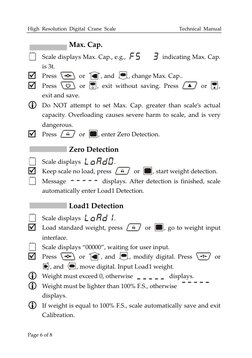 OCS Crane Scale Calibration Manual | PDF | Calibration | Weight