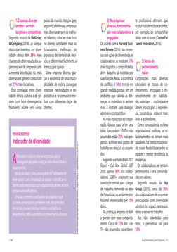 1) Empresas diversas 
tendem a ser mais 
lucrativas e competitivas
Segundo estudo da McKinsey 
& Company (2018), as compa-
nh
