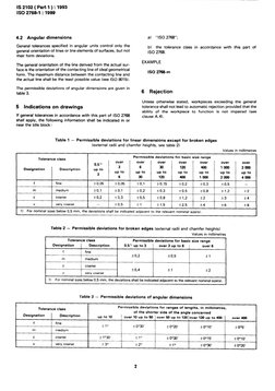 IS 2102 Part 1: General Tolerances | PDF | Engineering Tolerance ...