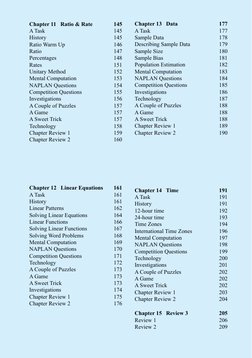 Chapter 11   Ratio & Rate 
145
A Task 
145
History 
145
Ratio Warm Up 
146
Ratio 
147
Percentages 
148
Rates 
151
Unitary Met