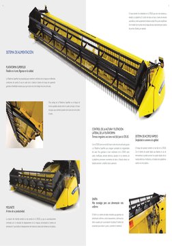 4
5
 
 
 
 
 
 
 
SISTEMA DE ALIMENTACIÓN
PLATAFORMA SUPERFLEX 
Flexible en el corte. Rigurosa en la calidad.
La Plataforma S