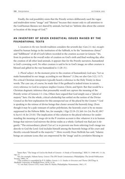 344
Interpretation
O C T O B E R  2 0 0 5
Finally, the real possibility exists that the Priestly writers deliberately used th