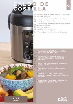 C A L D O  D E
C O S T I L L A
4
PORCIONES
I N G R E D I E N T E S
P R E P A R A C I Ó N
4 huesos de costilla o espinazo carn