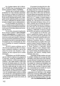 En el primer número de la «Revis­
ta»05*, ALSINA hace la presentación de la 
misma y enuncia su objeto y finalidades.
Adviert