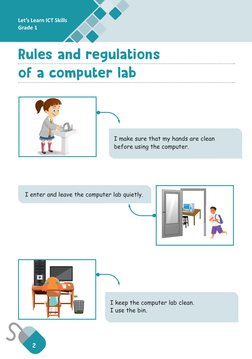 Ict Grade One Grade 1 ICT Skills Textbook | PDF | Computer Keyboard | Tablet Computer