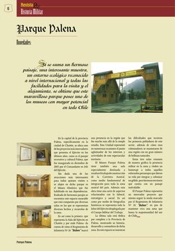 S
DHM
En la capital de la provincia 
Palena, específicamente en la 
ciudad de Chaitén, se ubica uno 
de los proyectos más inn