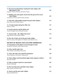12. The Great Synchronisation: tracking the trade collapse with 
high-frequency data
101
Joaquim Oliveira Martins and Sónia A