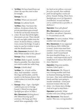 80
90
100
110
1st Man. We have heard from our 
client. He says the coast is clear 
for tonight.
George. Yes, sir.
1st Man. Wh