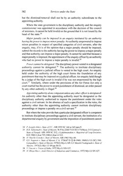 582 
Services under the State 
but the dismissal/removal shall not be by an authority subordinate to the 
appointing authorit