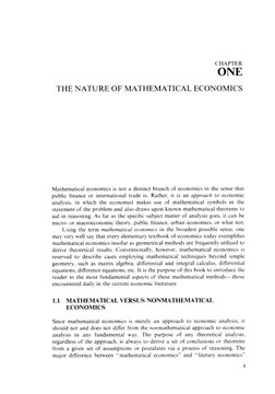 A C Chiang Fundamental Methods of Mathematical Economics PDF | PDF