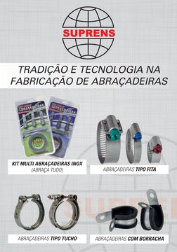 MANGUEIRAS, CONEXÕES & ABRAÇADEIRAS
4
 CLASSIFICAÇÃO EC
 LANÇAMENTO
ABRAÇADEIRAS
