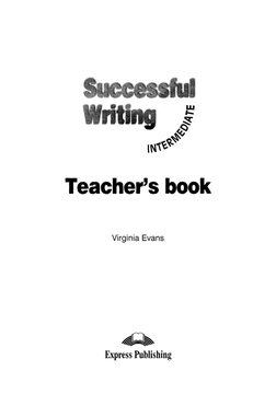 Successful Writing Intermediate Guide | PDF