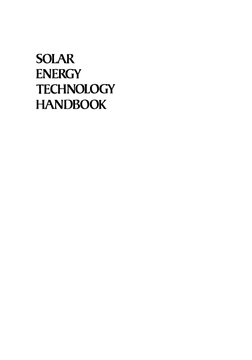 Solar Energy Technology Handbook - Part1 | PDF | Water Heating | Solar ...