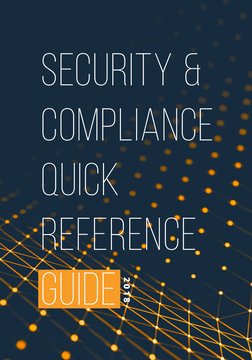 Security &
Compliance
Quick 
Reference
Guide
2 0 1 8
